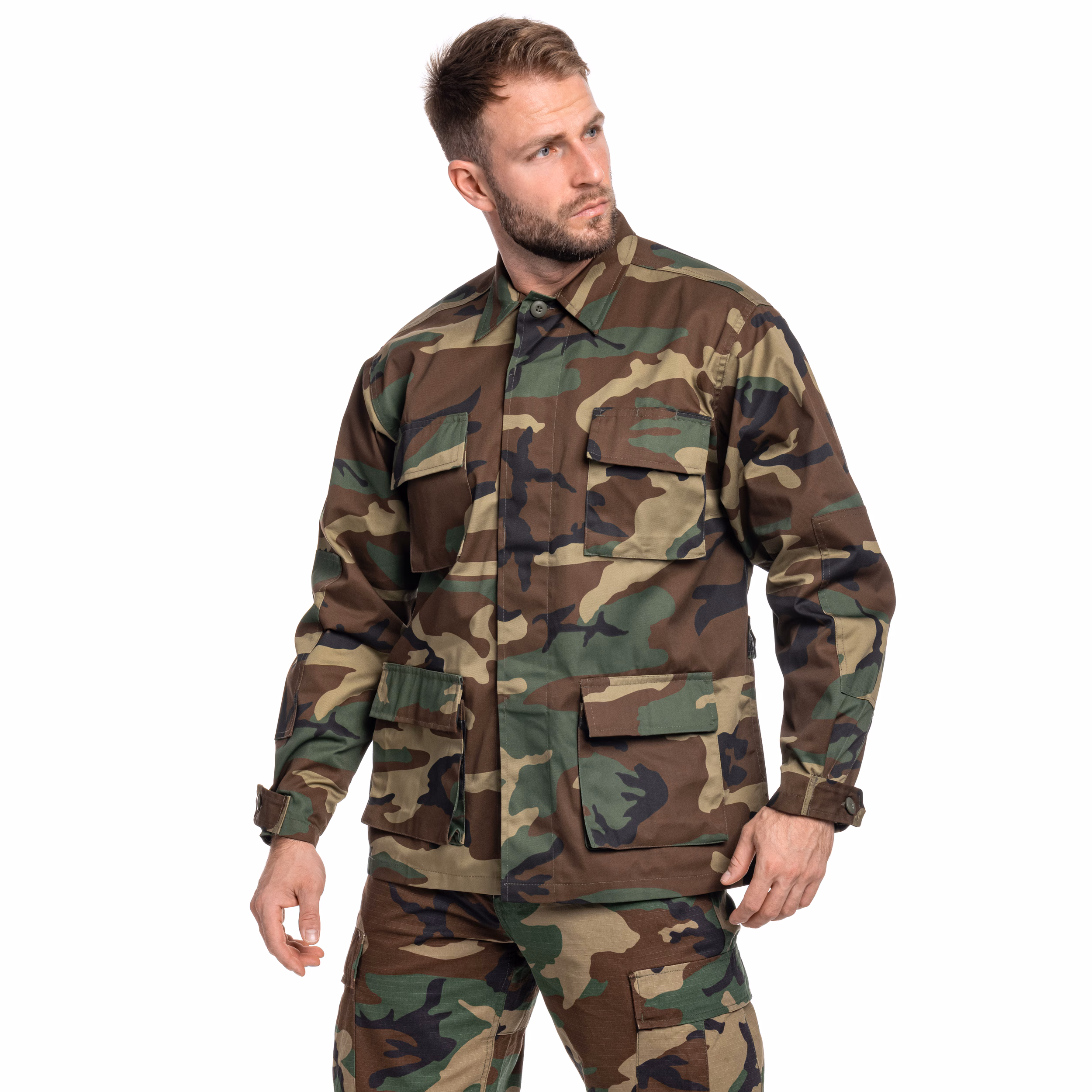 MIL-TEC US BDU välivormi jakk Woodland - Pilt 2