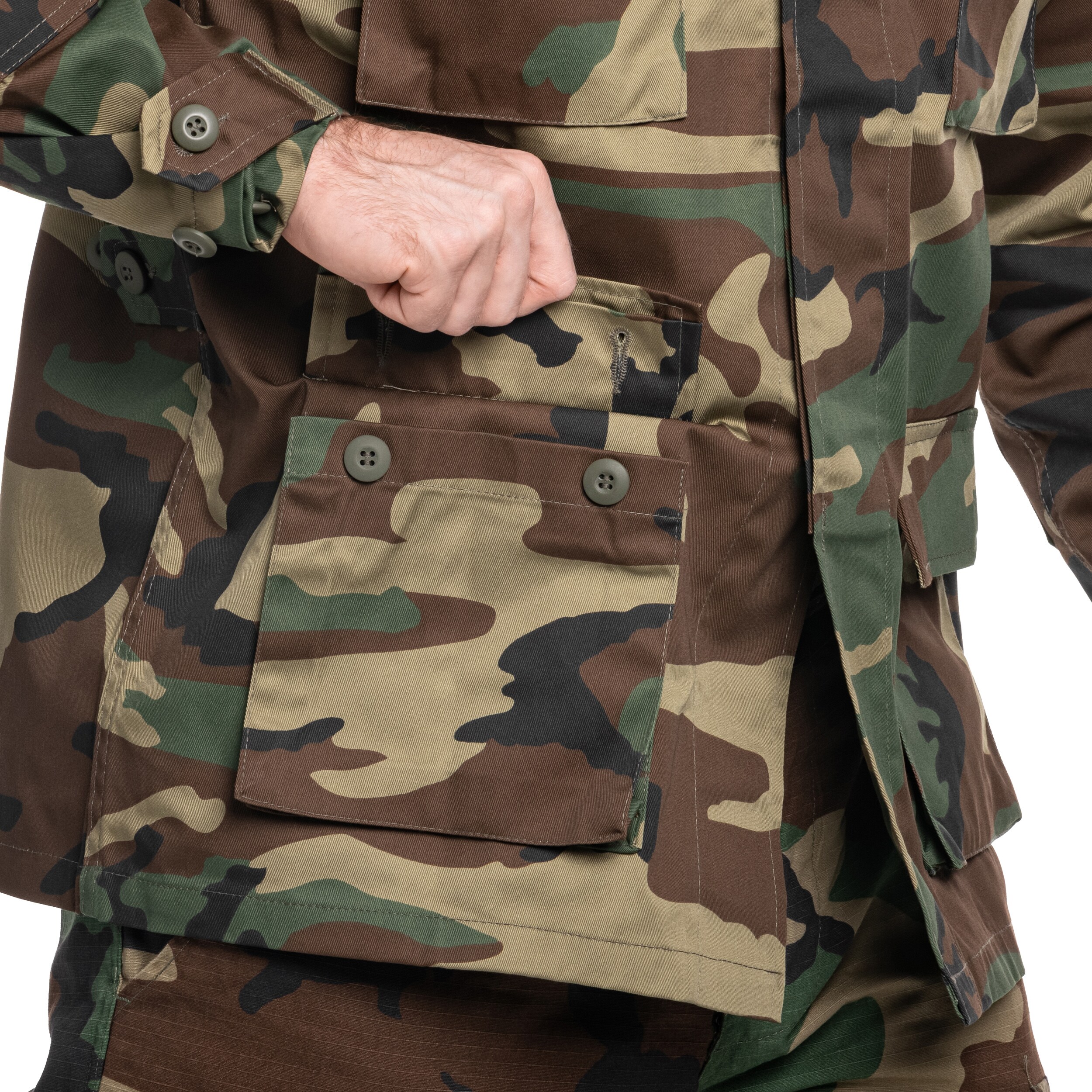 MIL-TEC US BDU välivormi jakk Woodland - Pilt 5