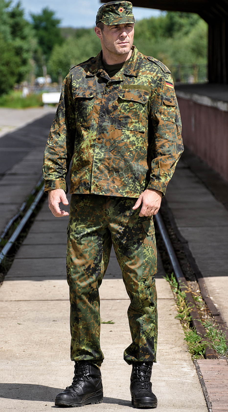 MIL-TEC BW välivormi jakk Flecktarn