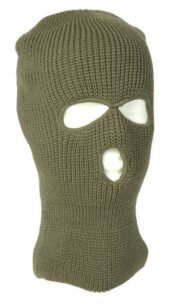 MIL-TEC 3 avaga näomask Pan Balaclava Acryl Oliv