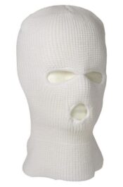 MIL-TEC 3 avaga näomask Pan Balaclava Acryl valge