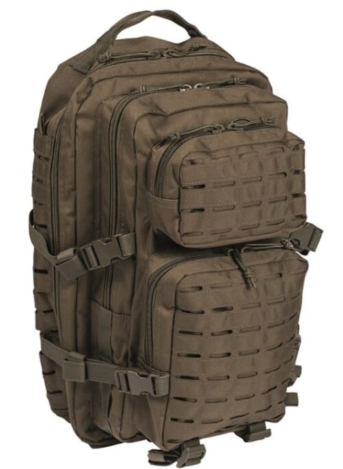 MIL-TEC seljakott US Laser Cut Assault Pack 36 L Oliv