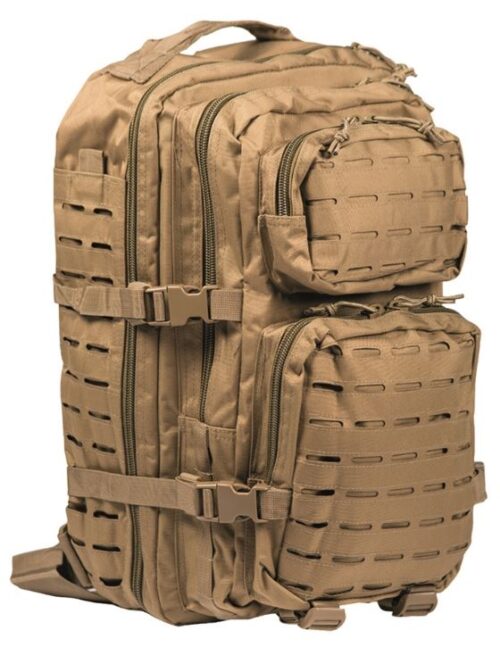 MIL-TEC seljakott US Laser Cut Assault Pack 36 L Coyote