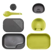 Camp-a-box® toidunõud 7-osa Lime