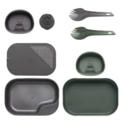 Camp-a-box® toidunõud 8-osa Oliv