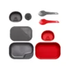 Camp-a-box® toidunõud 8-osa Red