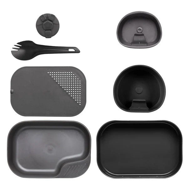 Camp-a-box® toidunõud 7-osa Black