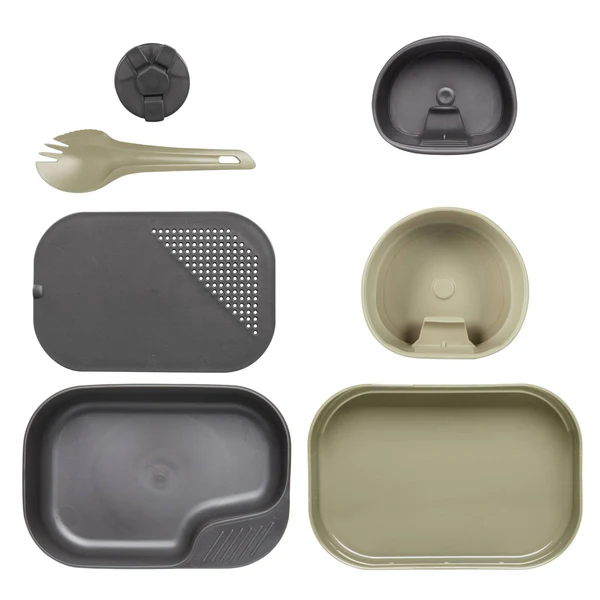 Camp-a-box® toidunõud 7-osa Khaki