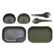 Camp-a-box® toidunõud 6-osa Oliv
