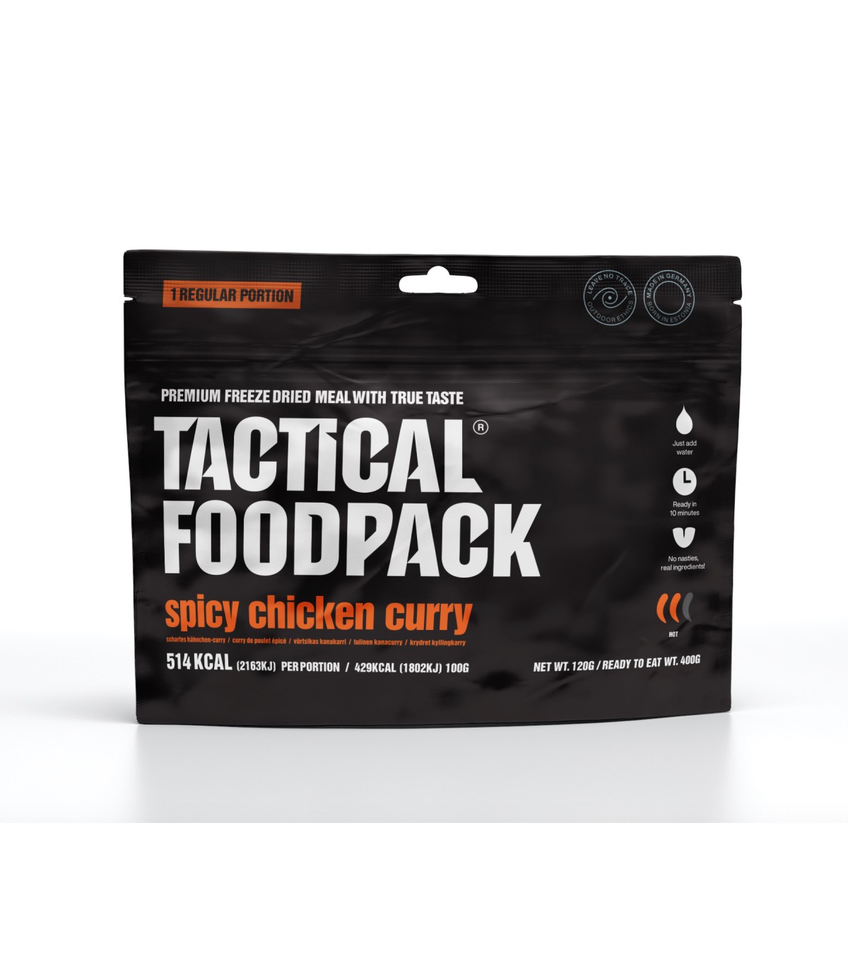 TACTICAL FOODPACK - Vürtsikas kanakarri, 120g