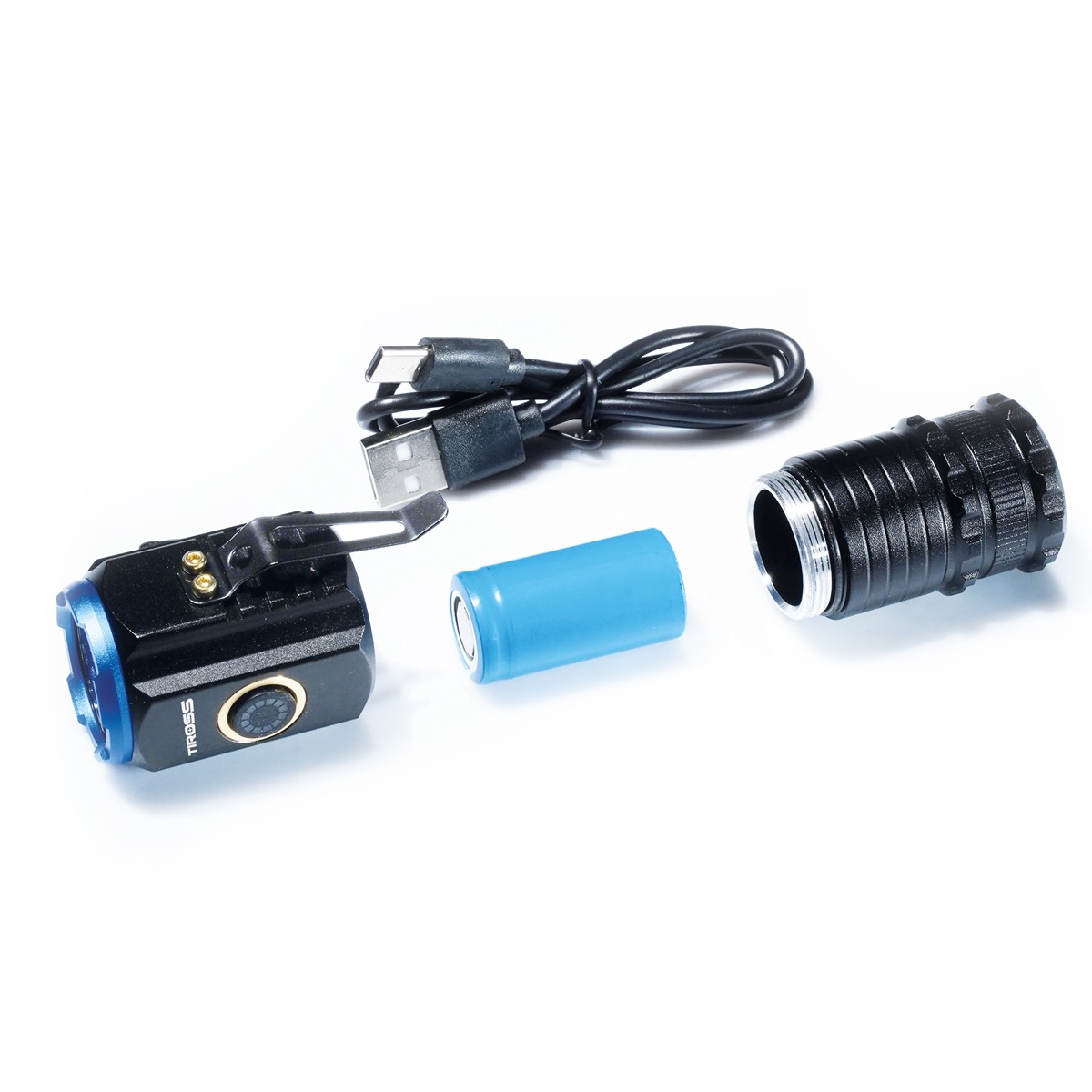 Tiross laetav taskulamp 900lm - Image 2