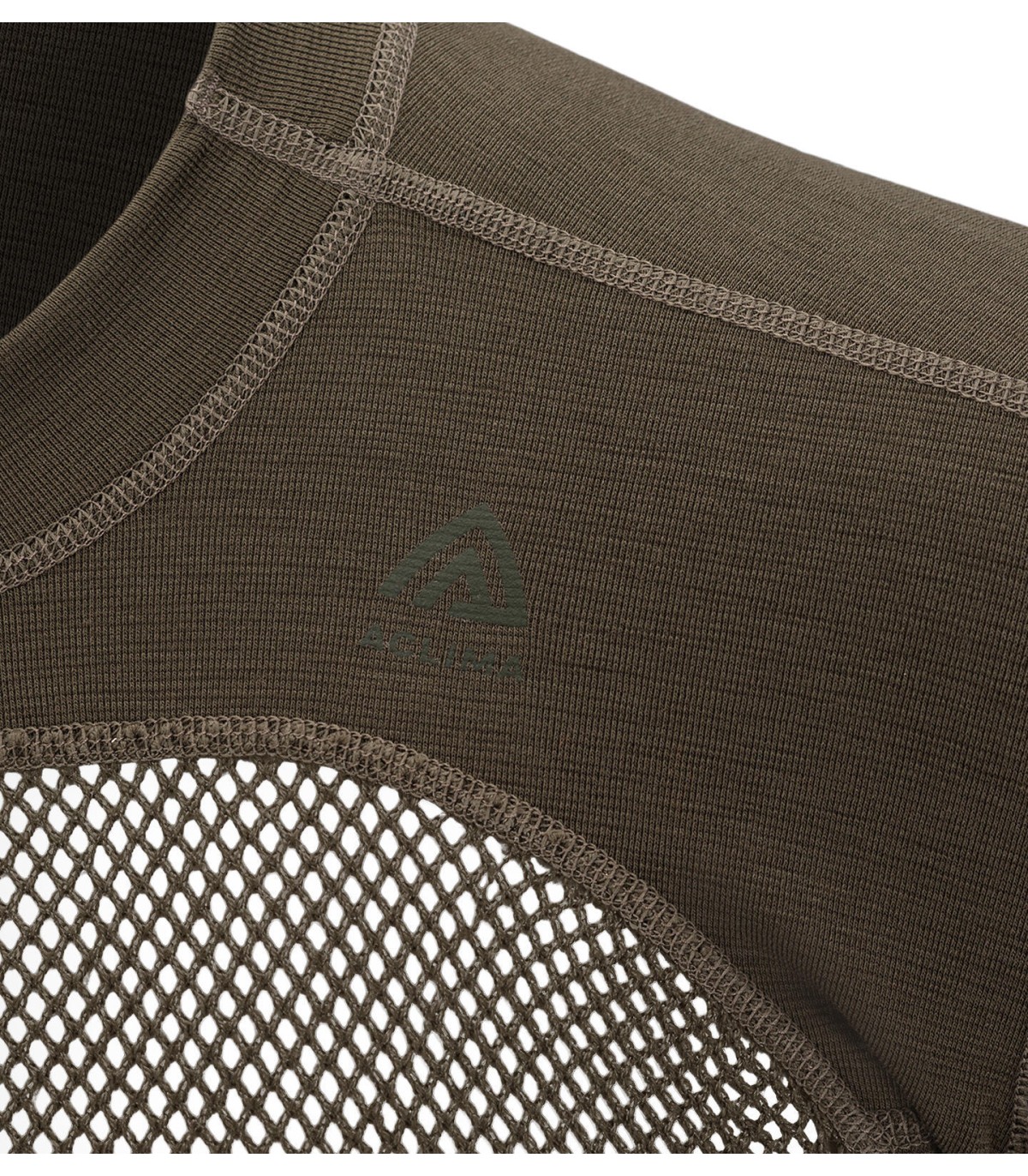 Aclima WOOLNET meriinovillaga meeste särk (oliiviroheline) - Image 6