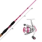 Spinningukomplekt Okuma Pink Pearl Combo