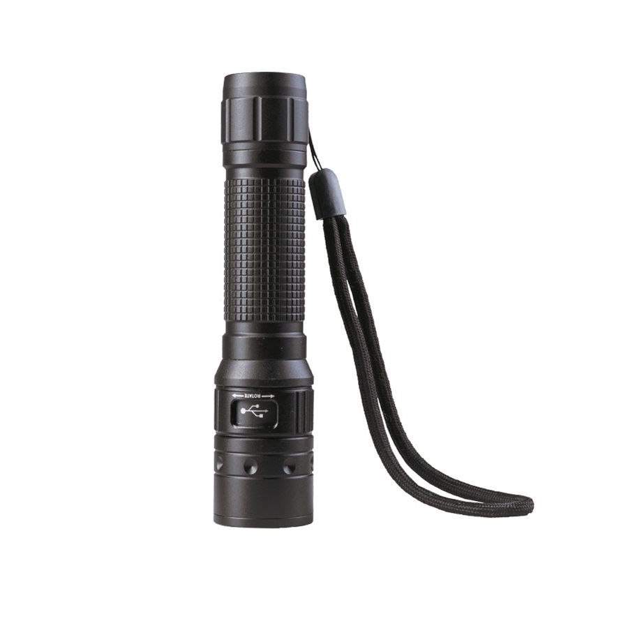 Mil-Tec Operator MT1R laetav taskulamp 500 lm – must