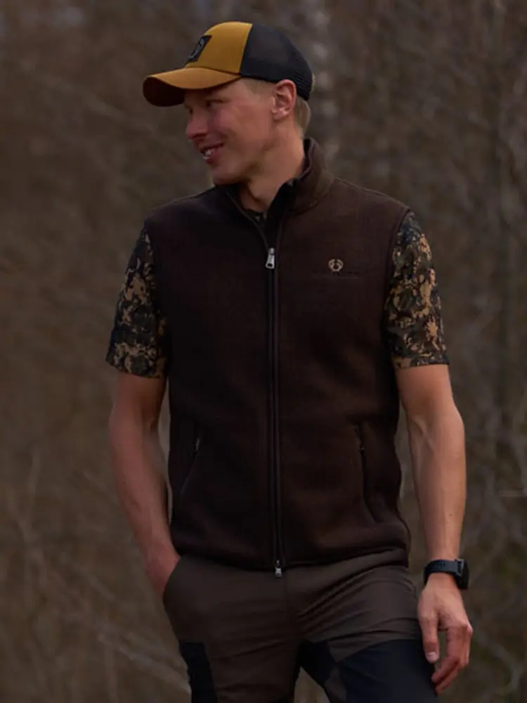 CHEVALIER fliisvest Mainstone Brown - Pilt 3
